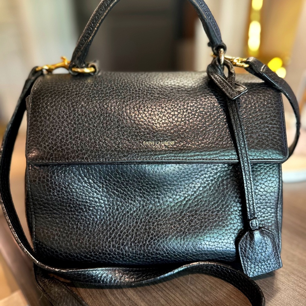 REAL Saint Laurent Paris Top Handle Bag